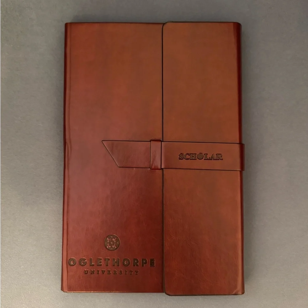 Leather Oglethorpe University Journal Portfolio